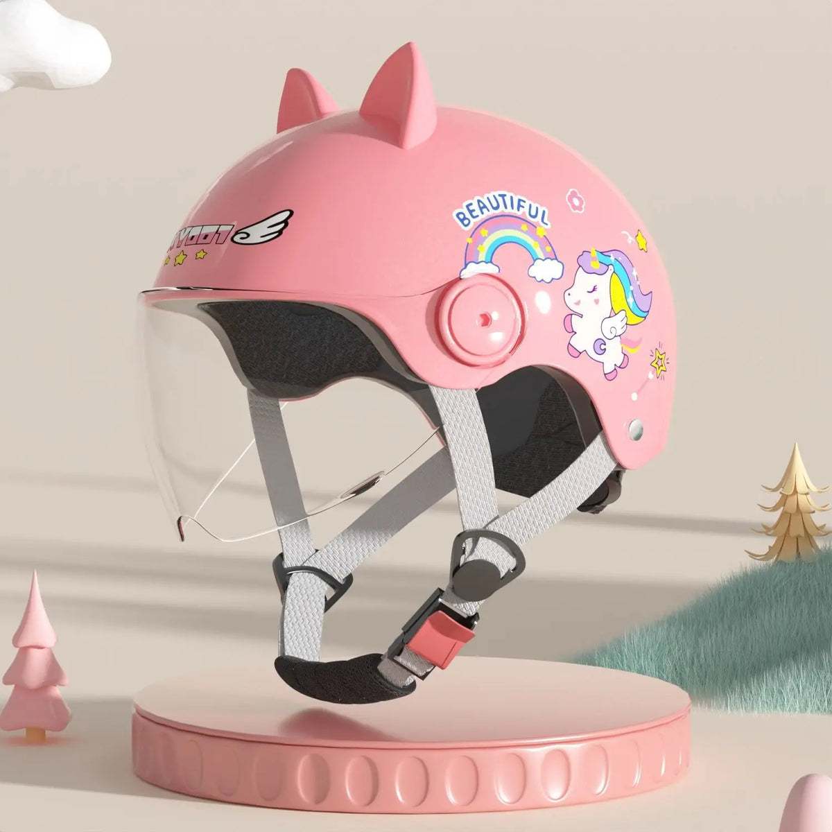 Cartoon Dinosaur Children's Safety Helmet