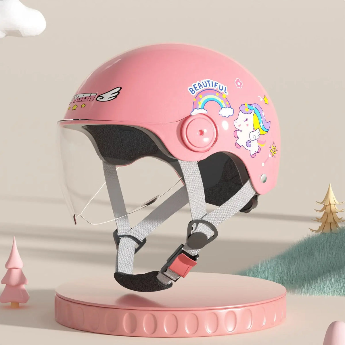 Cartoon Dinosaur Children's Safety Helmet